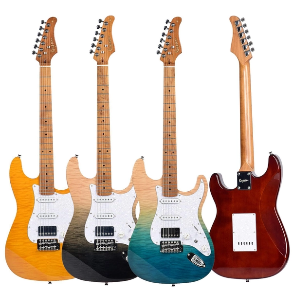 KAYSEN KST-650 MBL Modern Strat Elektro Gitar | HSS Alnico V Manyetik - Görsel 2